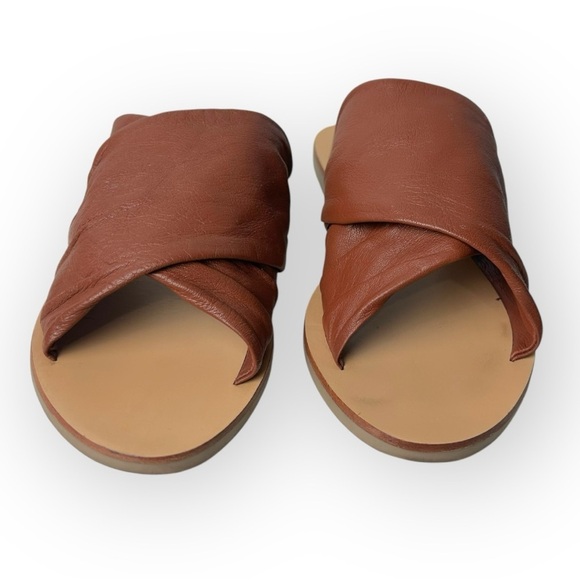 Sol Sana Brown Soft Leather Sandals 37 - Picture 3 of 7